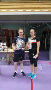 Lieke en Eric 2e plaats poule B